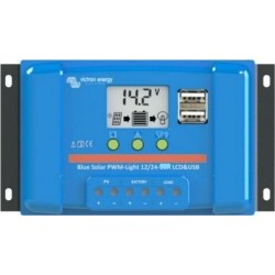 Victron BlueSolar PWM -LCD & USB    12/24 -10 A